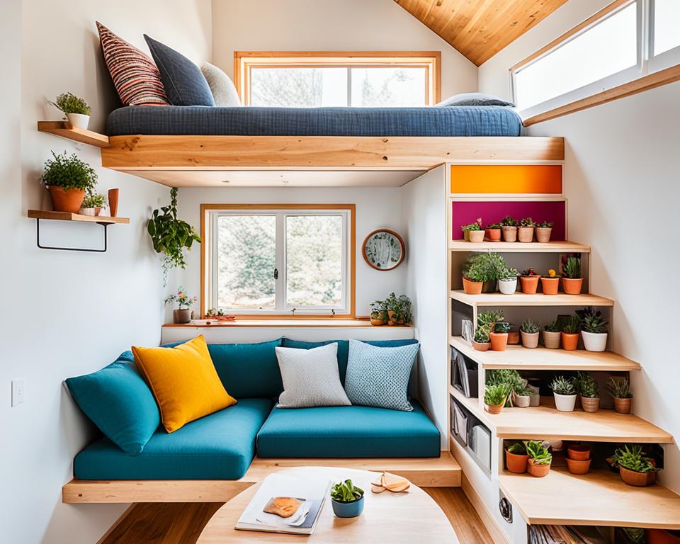 Innovative tiny house interior design