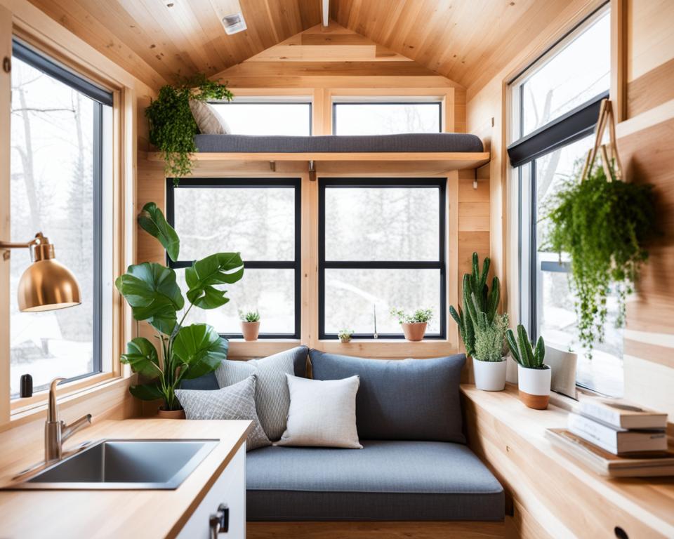 compact tiny home interior design