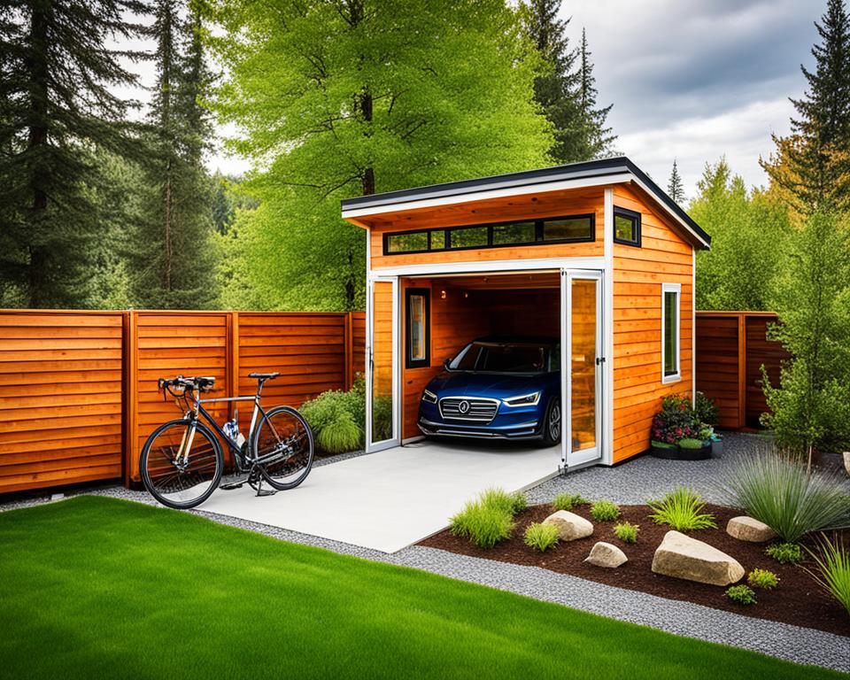 detached garage for tiny house