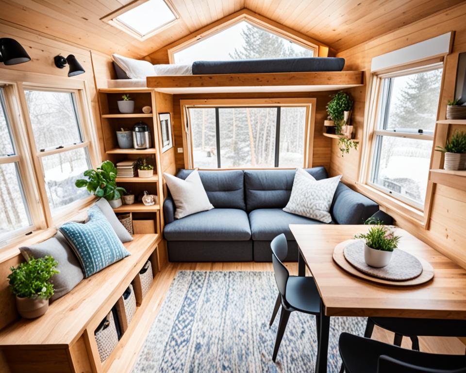 maximize tiny house space