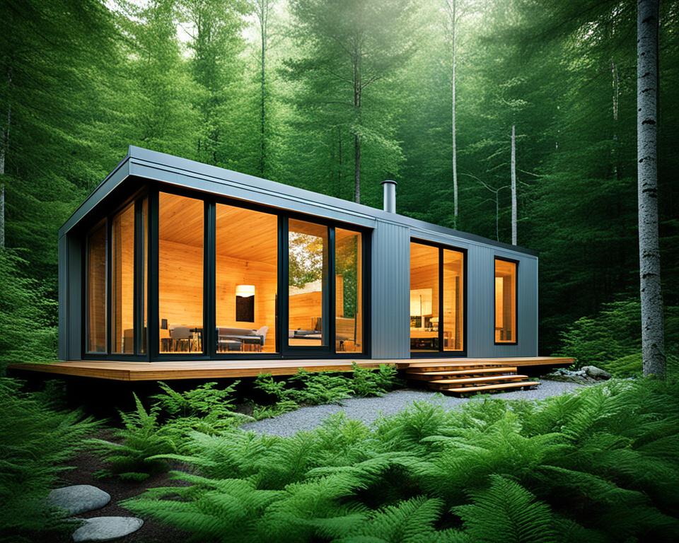 prefab cabin shell