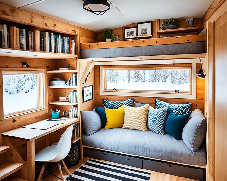 tiny house bedroom