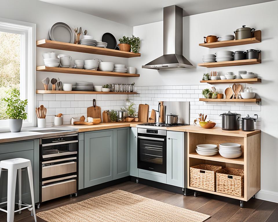 tiny house kitchen organization