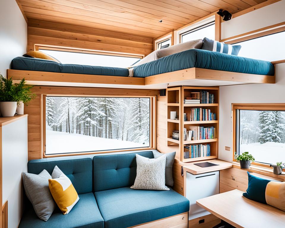 Multi-functional furniture for tiny house living