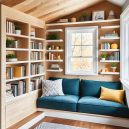 Space-Saving Built-In Shelves for Tiny Houses