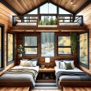 Cozy Lofted Beds for Tiny House: Space-Saving Solutions