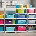 Organize Your Space with Stackable Storage Bins