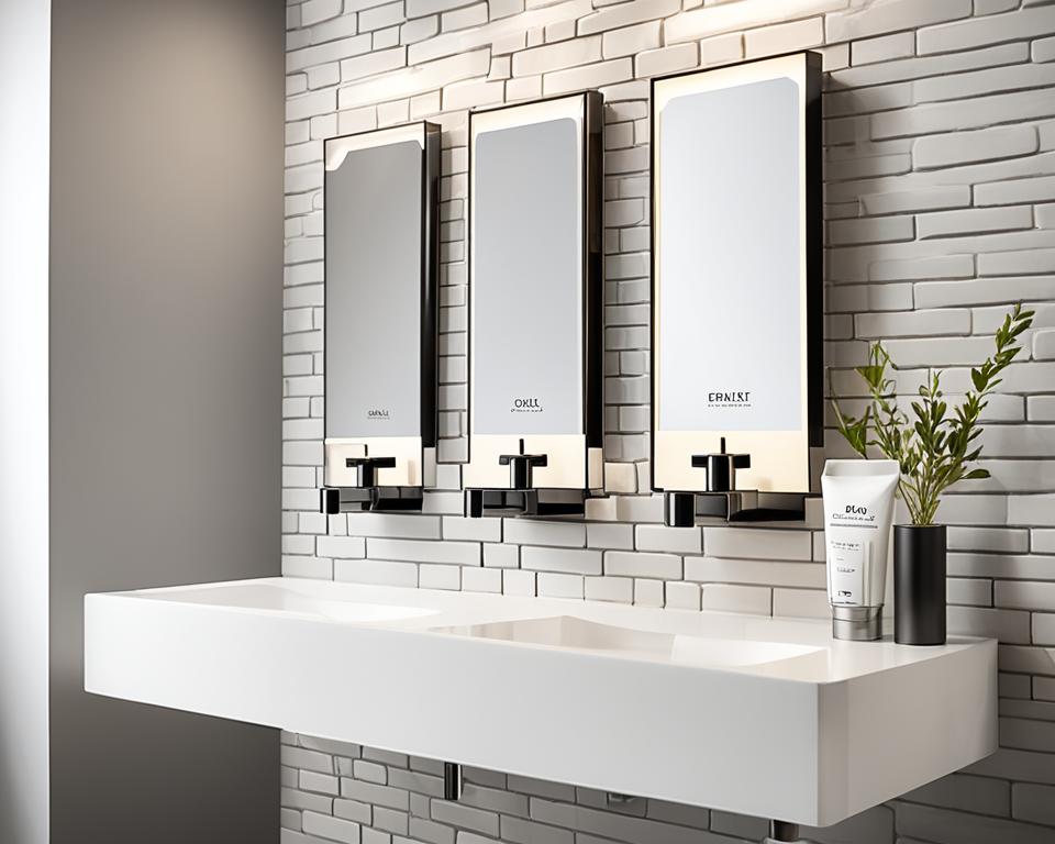 Wall-Mounted Toiletries Dispensers