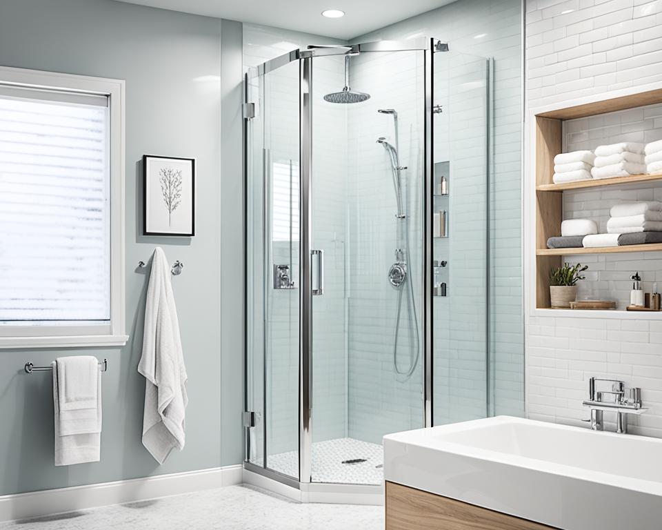 corner shower enclosures