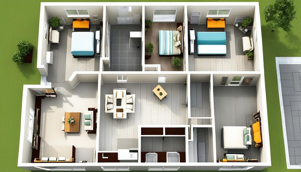 Customizable floor plans