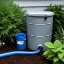 FCMP Outdoor RC4000-BRN Catcher 4000 Rain Barrel