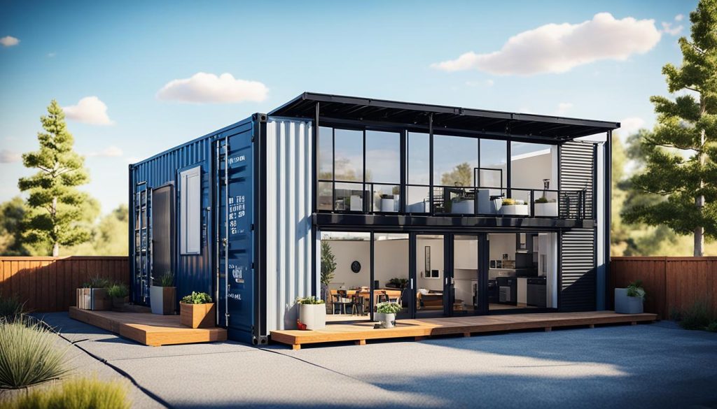 Shipping container architecture