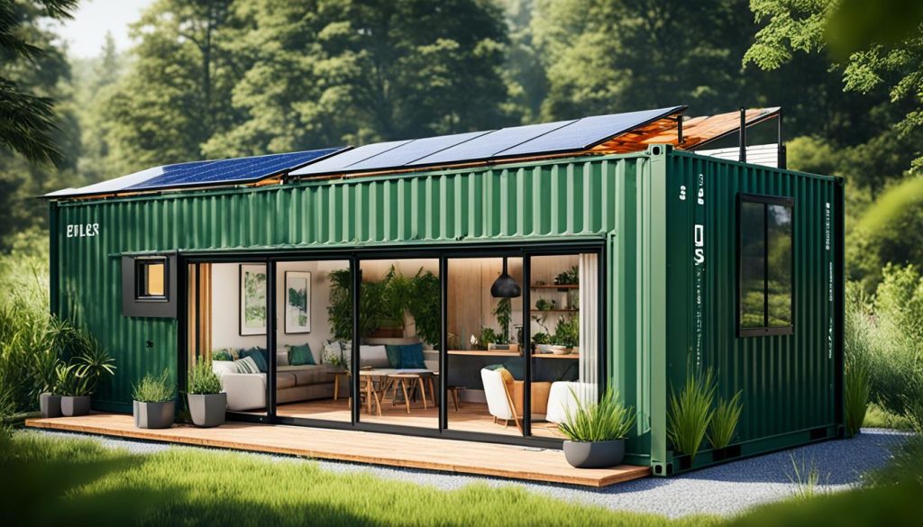 Sustainable container home design