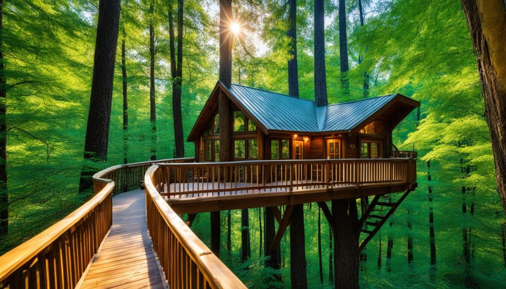 Treehouse Retreat in the Forest