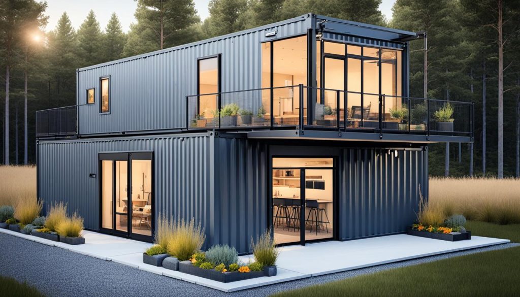 cargo container house design