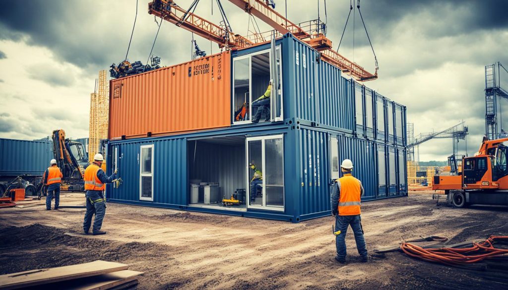 container home construction