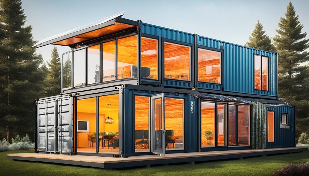 container home insulation