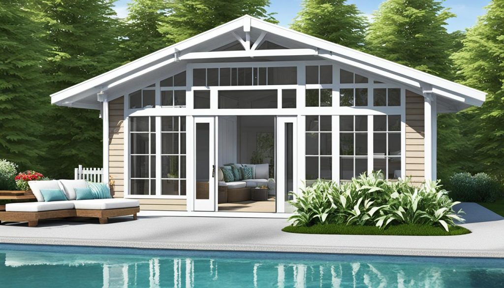 customizable prefab pool houses