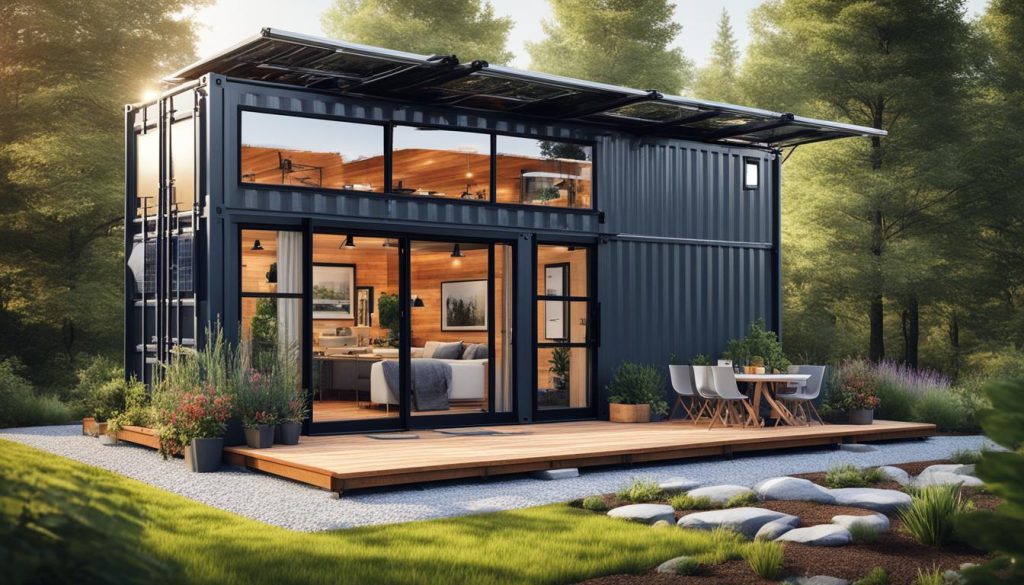 eco-friendly shipping container tiny house