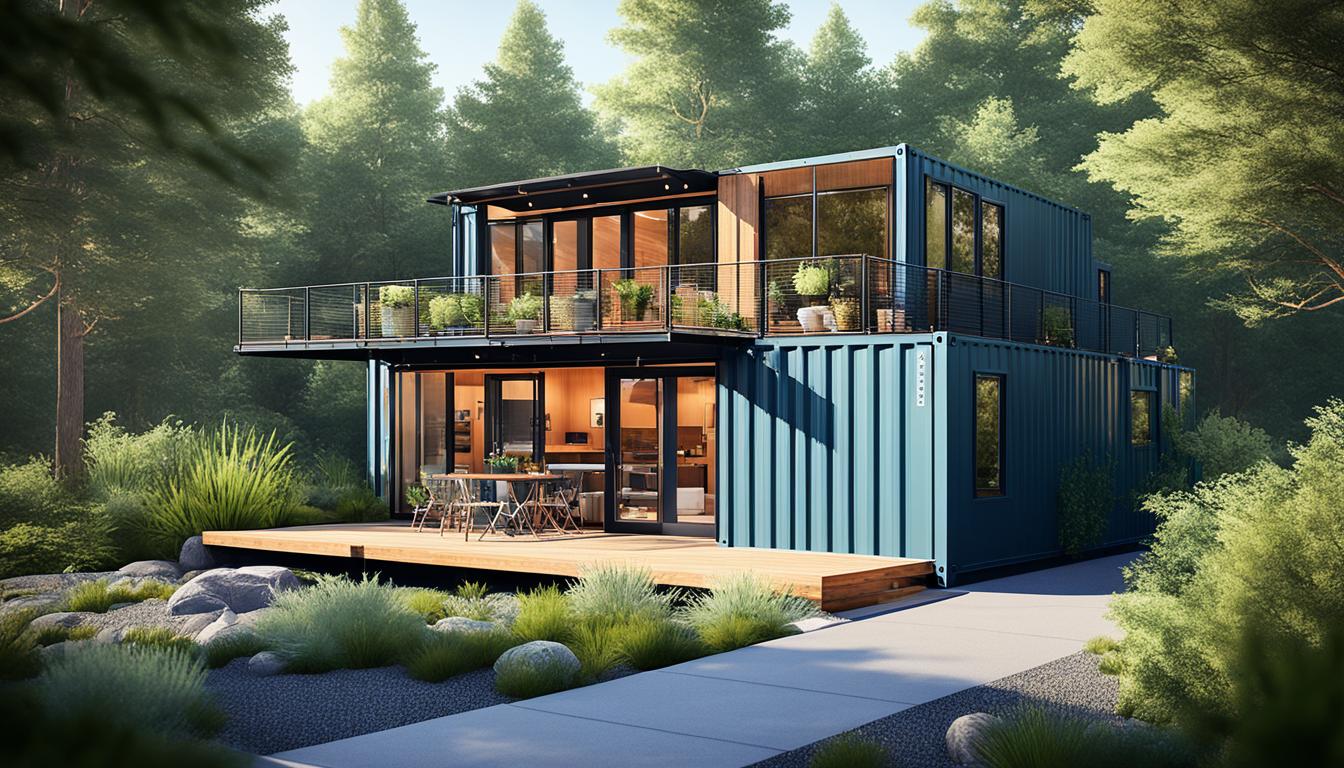 house made of shipping containers