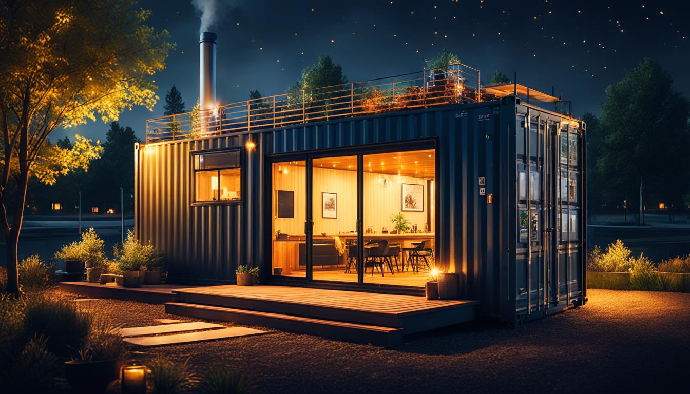 houses built from shipping containers