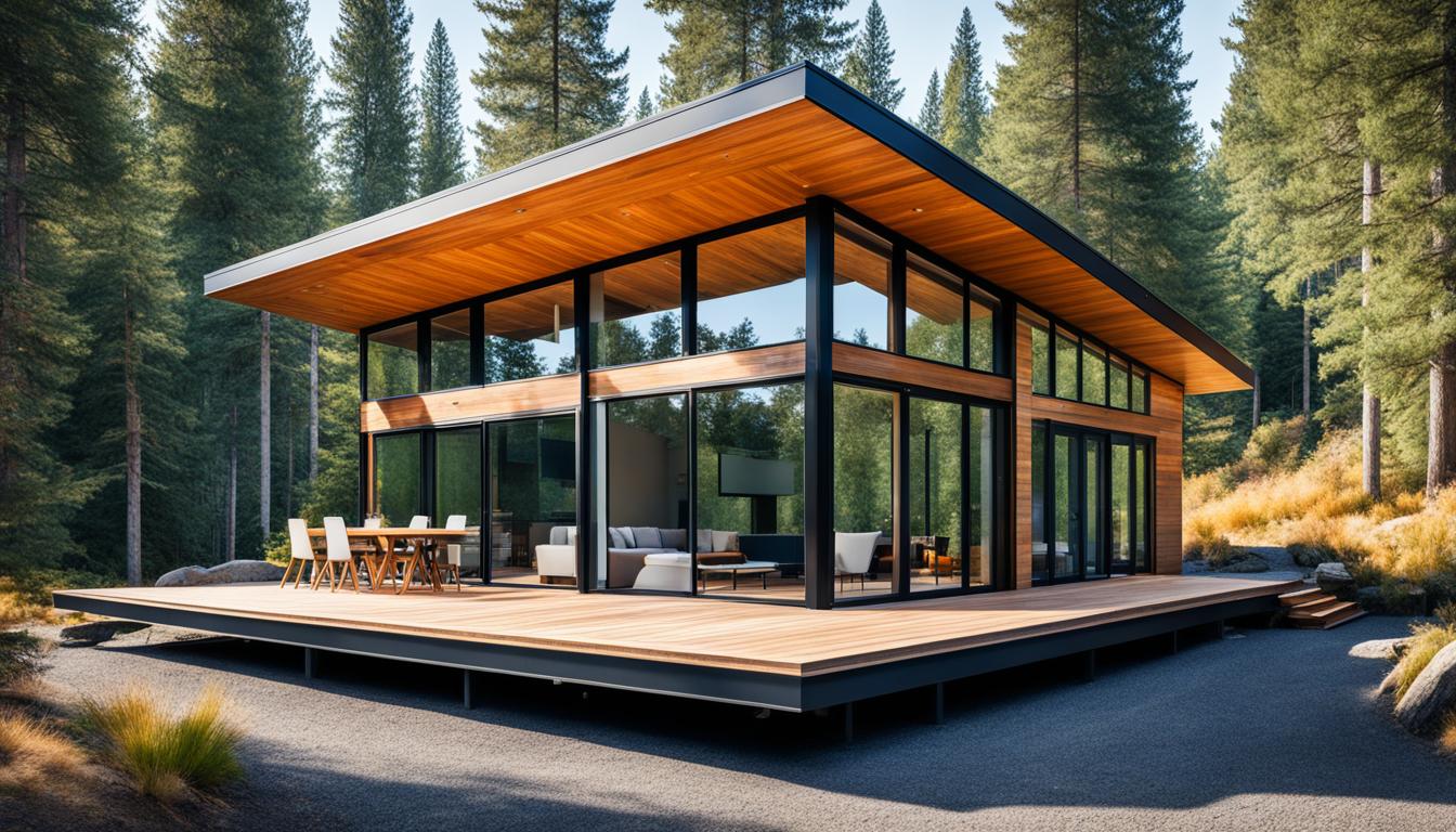 modern prefab house