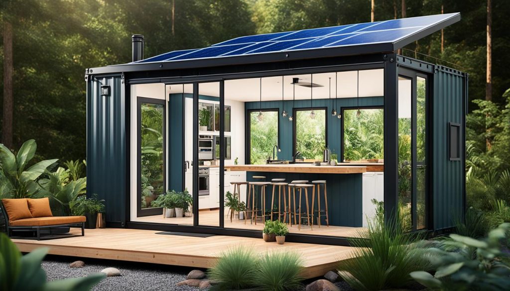 off-grid container home