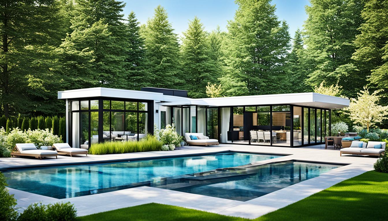 prefabricated pool houses