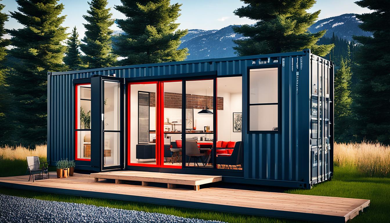 shipping container tiny house