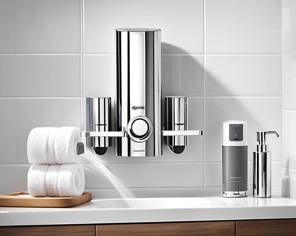 simplehuman triple wall mount pump