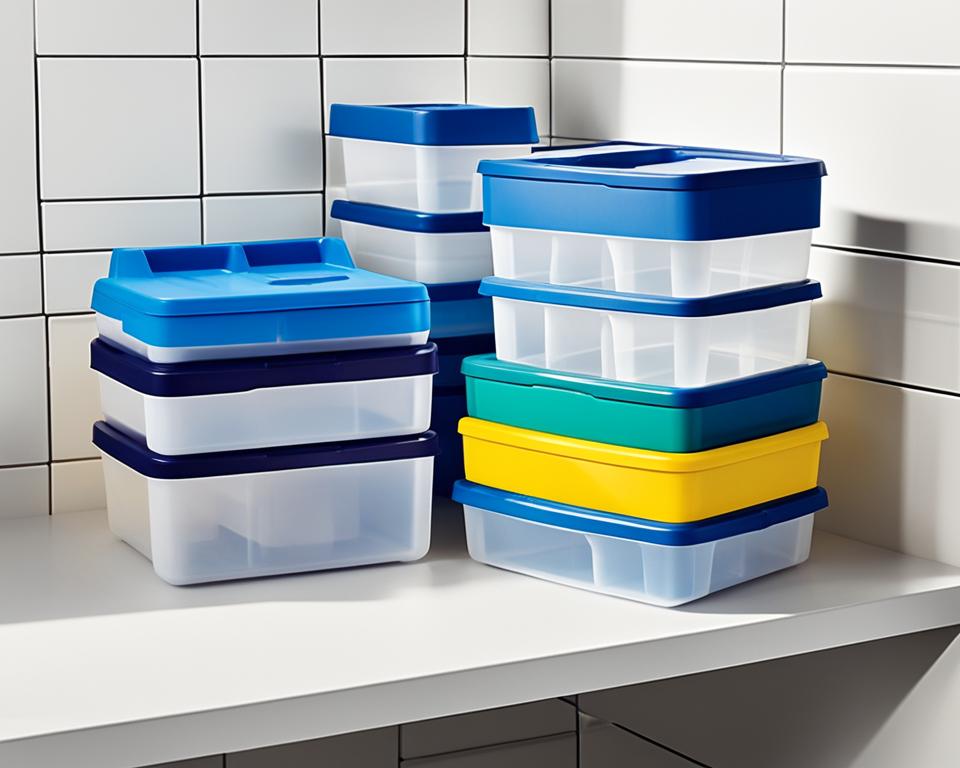 stackable storage bins