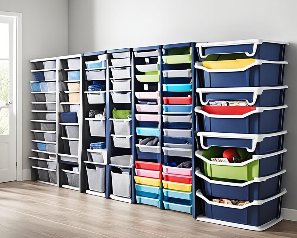 stackable storage bins