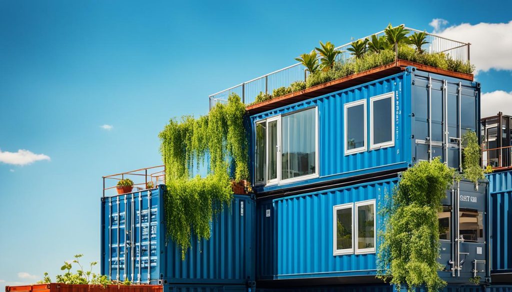 stacked container homes