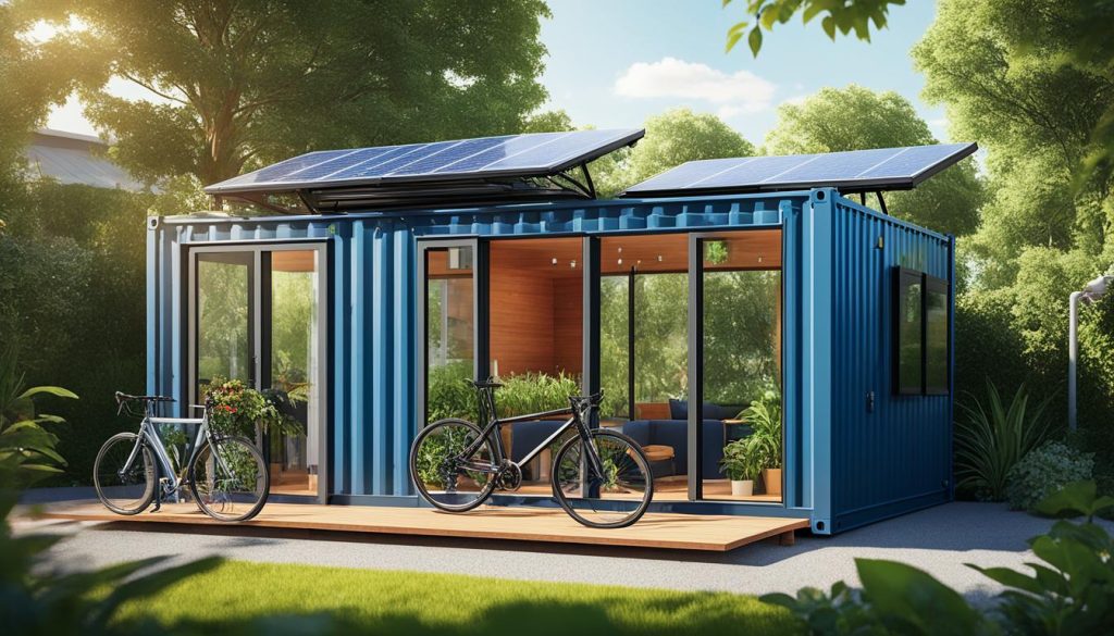 sustainable container home