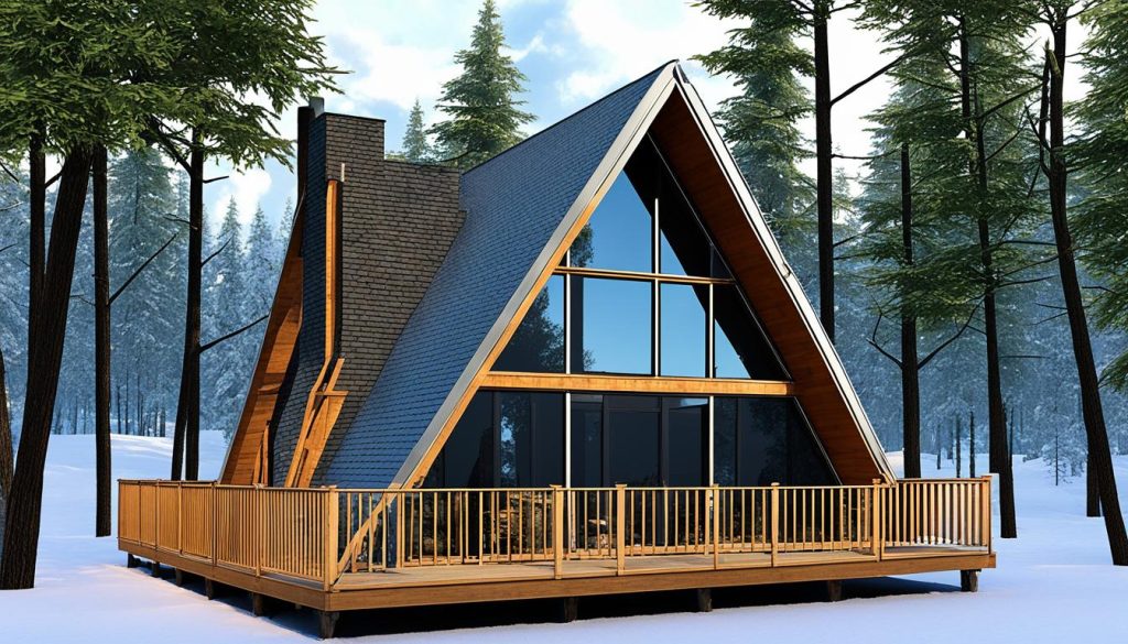 customizable a-frame cabin design