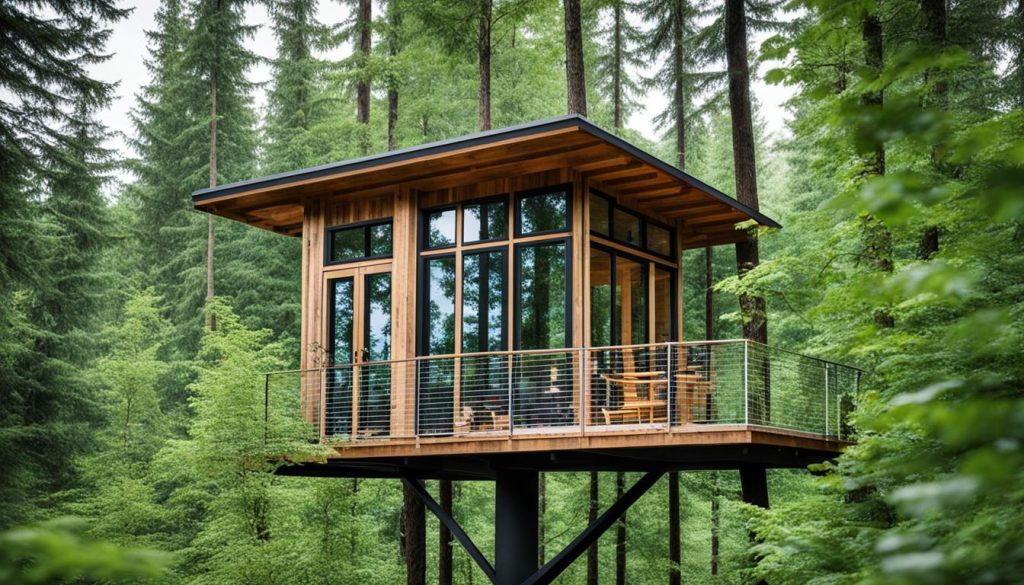 prefabricated tree cabins