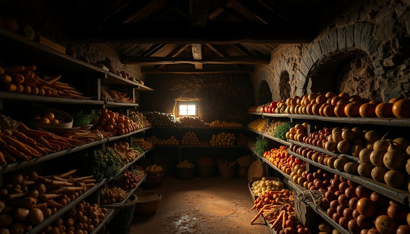 Foods to store in a root cellar