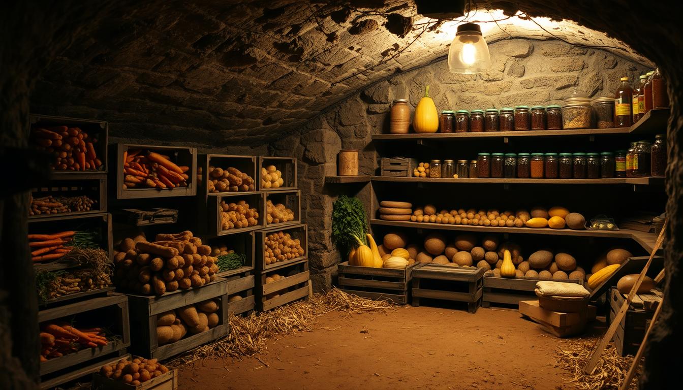 How to store vegetables in a root cellar