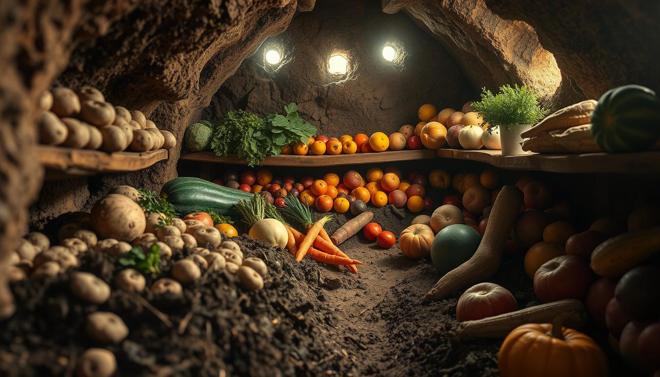 Root cellar food storage tips