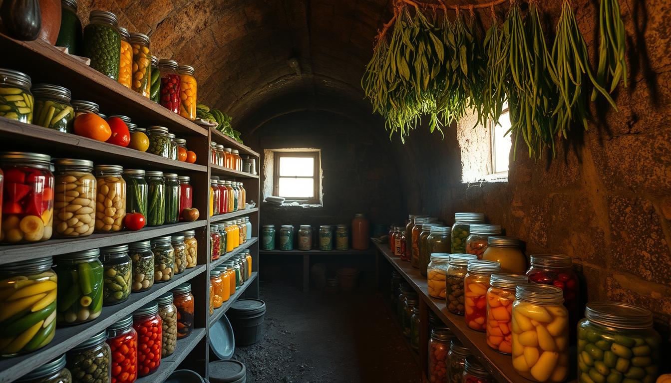 Storing Food in a Root Cellar