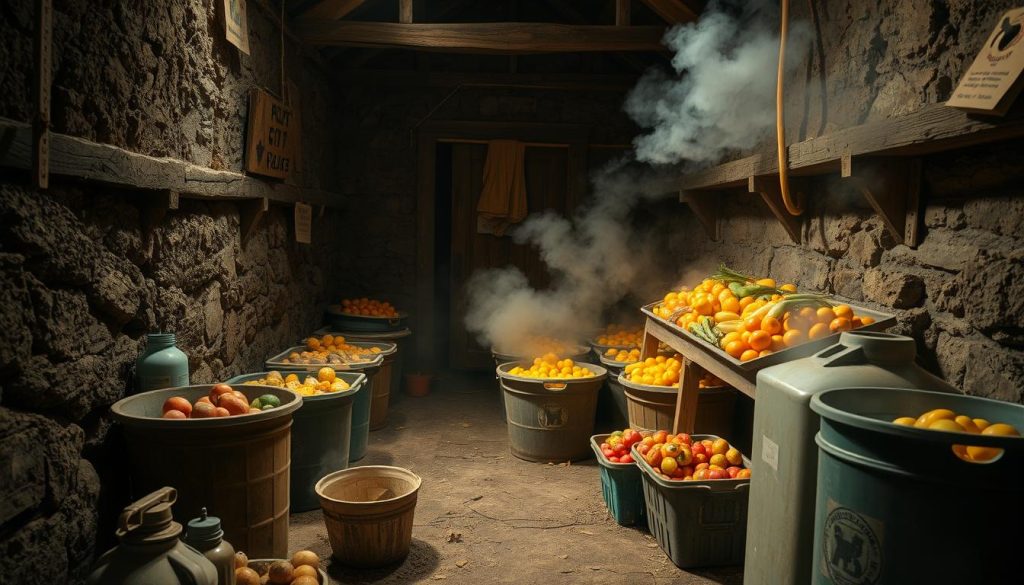 root cellar fumigation