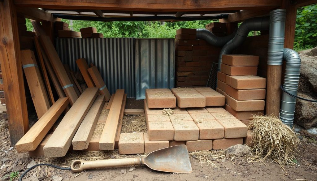 root cellar materials