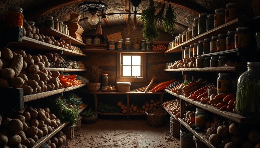 root cellar organization