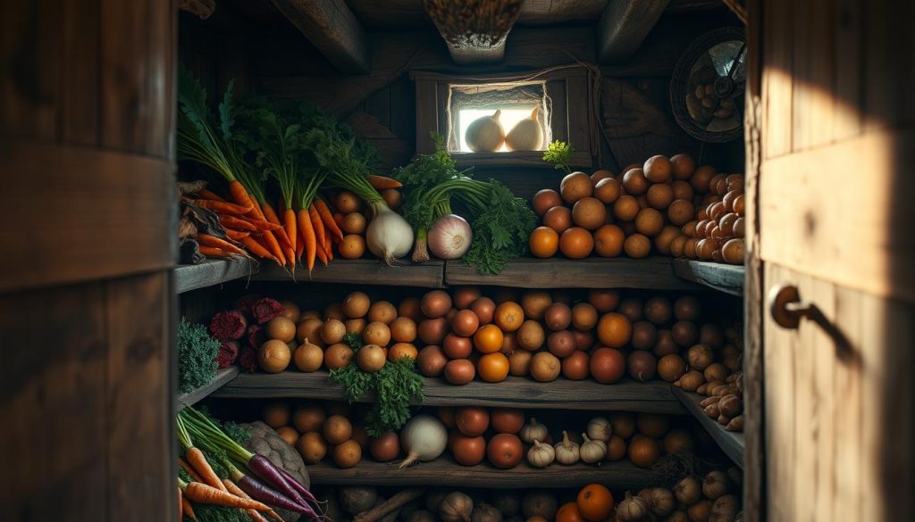 types of cellar vegetables