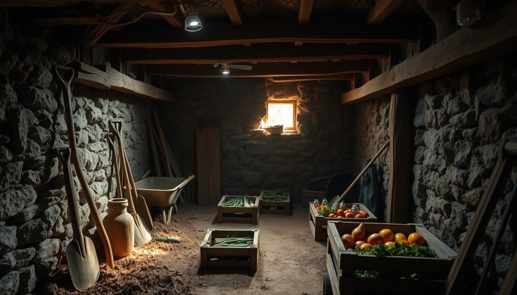 DIY root cellar construction