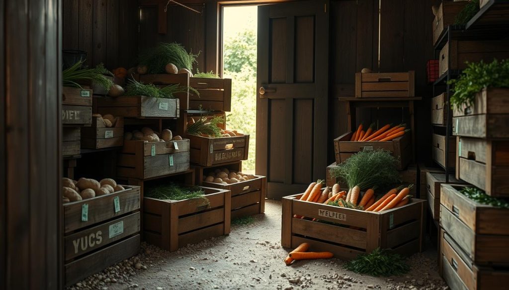 DIY root storage boxes