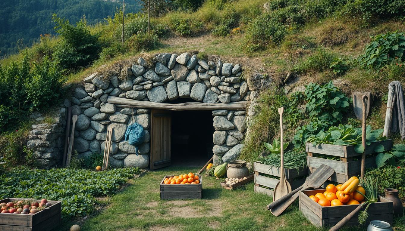 Root cellar for homesteaders