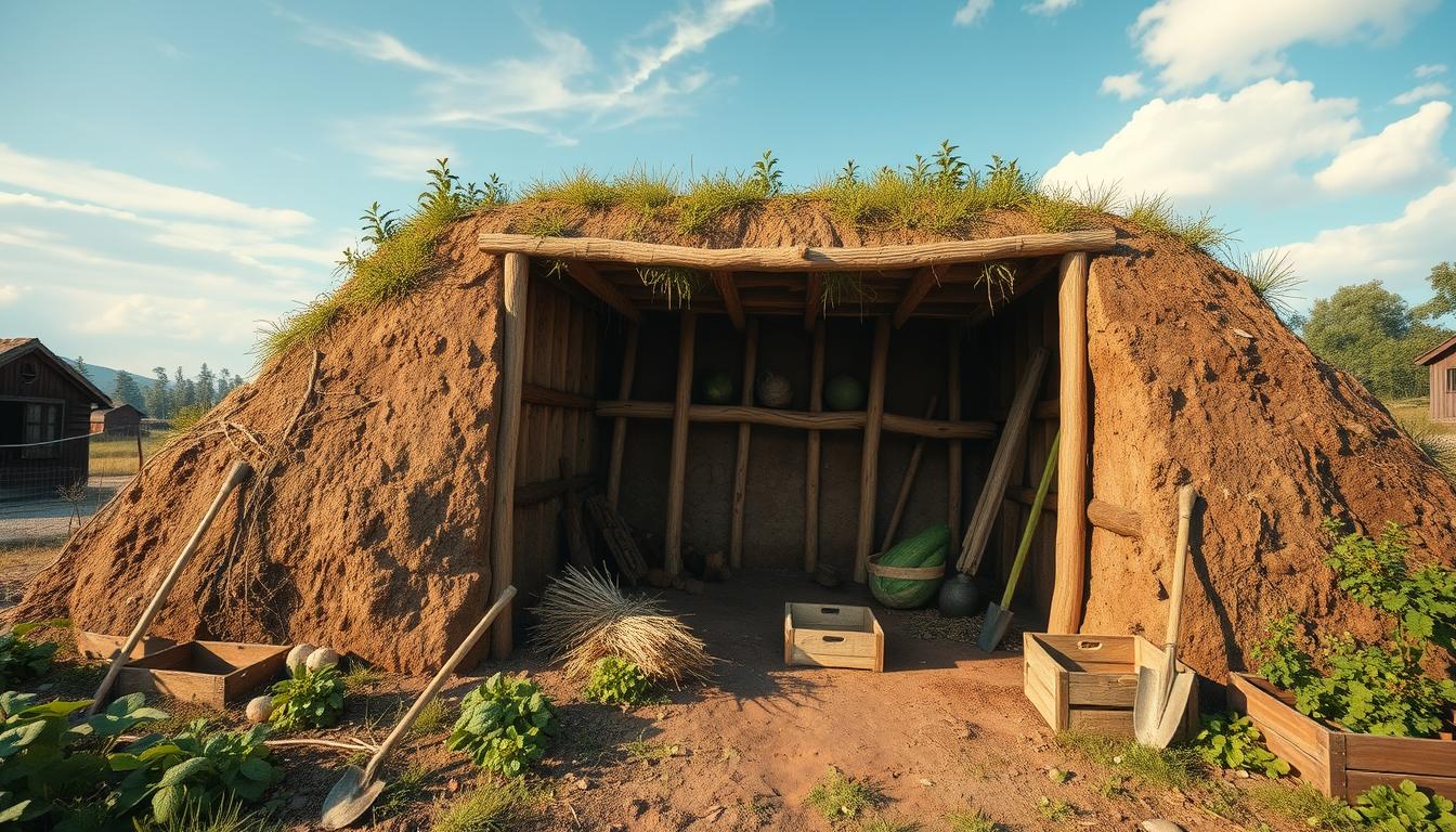 Root cellar for self-sufficiency