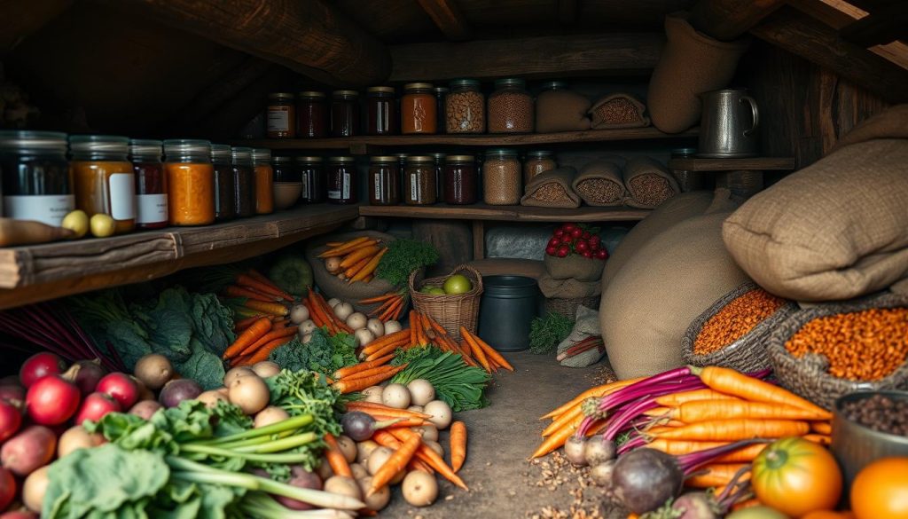 best foods for root cellar