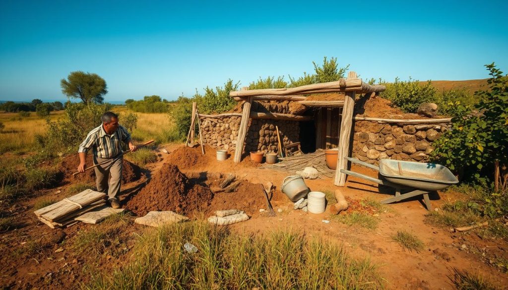 excavation process